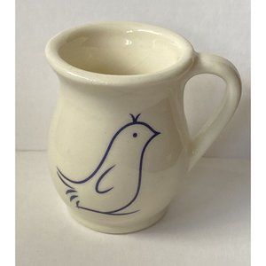 American Girl Kirsten Holiday Treats Mug Cup Cream/Blue Bird
